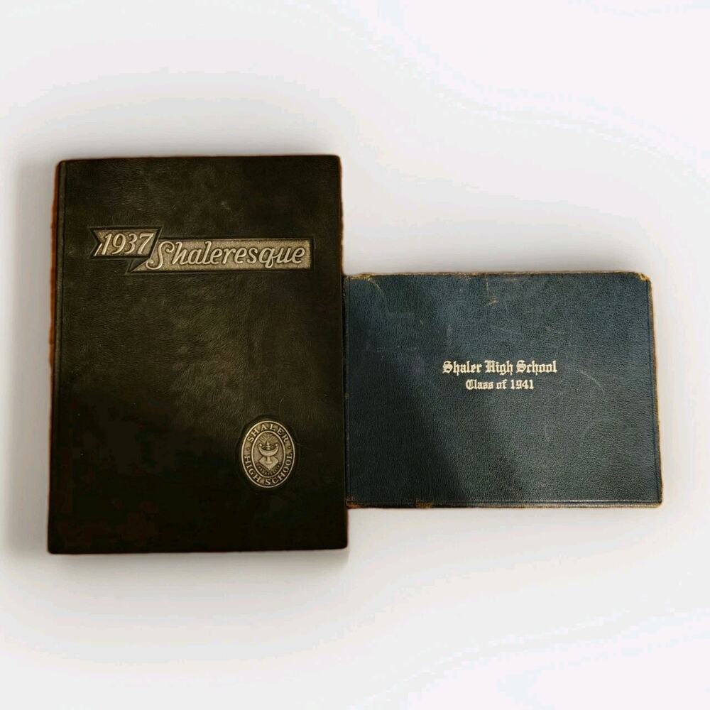 1937 Highschool Yearbook And Diploma Vintage Ephemera Shaleresque